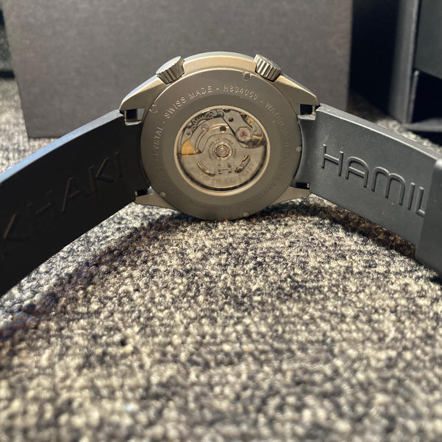 Hamilton(ハミルトン)の試着のみ アルミニウム製 hamilton khaki アビエーション 自動巻き メンズの時計(腕時計(アナログ))の商品写真