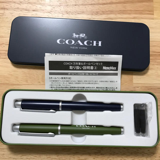 COACH(コーチ)のコーチ　万年筆&ボールペンセット インテリア/住まい/日用品の文房具(ペン/マーカー)の商品写真