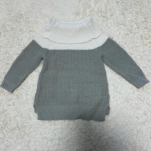 西松屋(ニシマツヤ)のニット90 キッズ/ベビー/マタニティのキッズ服女の子用(90cm~)(ニット)の商品写真