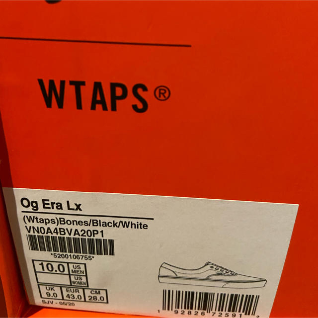 W)taps(ダブルタップス)のvans wtaps OG Era LX 28cm メンズの靴/シューズ(スニーカー)の商品写真