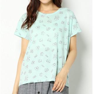 イッカ(ikka)のikka (イッカ) ディズニー チップ&デール 総柄Tシャツ Lサイズ(Tシャツ(半袖/袖なし))