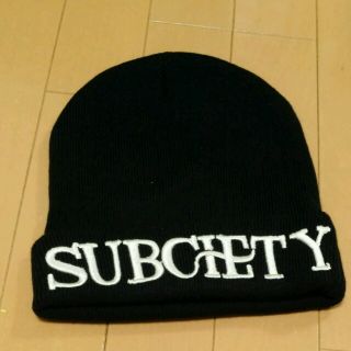 サブサエティ(Subciety)の新品未使用　サブサエティー　ニット帽(ニット帽/ビーニー)