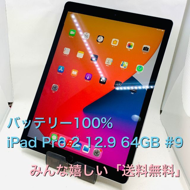 電池100％ iPad Pro 第2世代 12.9 64GB Wi-Fi #9