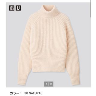 ユニクロ(UNIQLO)のローゲージタートルネックセーター(ニット/セーター)