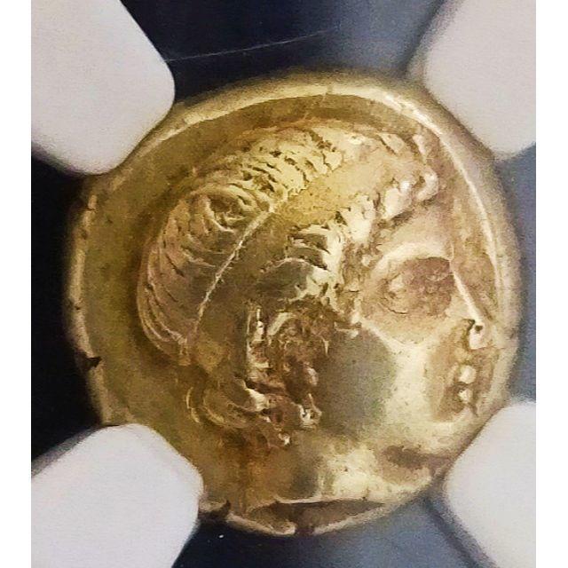 全商品オープニング価格！ 古代ギリシャ　レスボス島 ミティリーニ 　NGC 　AU 貨幣