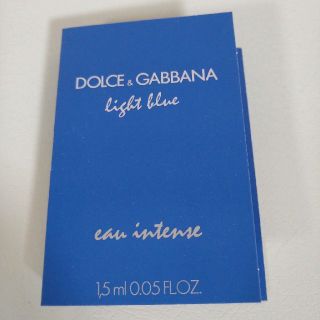 ドルチェアンドガッバーナ(DOLCE&GABBANA)のやま様専用☆ライトブルーオーインテンスオードパルファム1.5ml☆(ユニセックス)