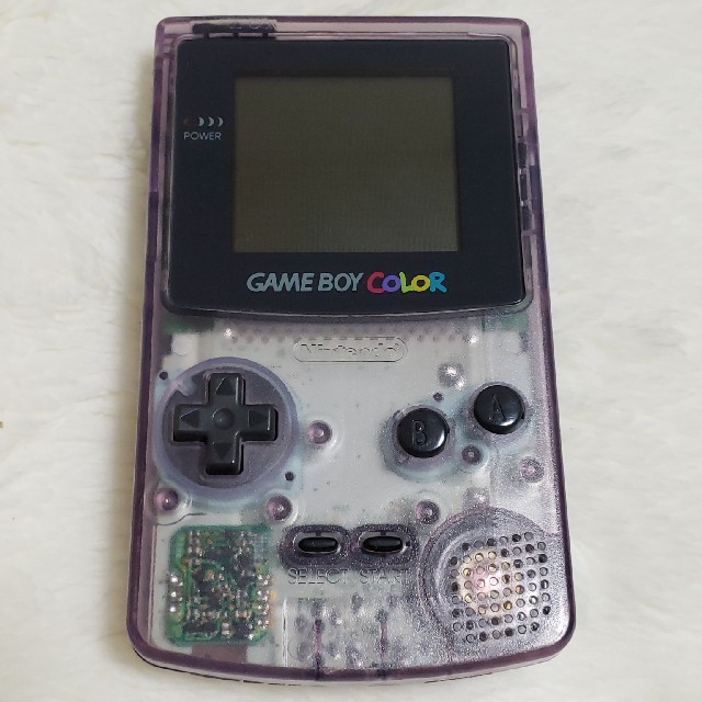 任天堂(ニンテンドウ)の任天堂 GAMEBOYカラー パープル エンタメ/ホビーのゲームソフト/ゲーム機本体(携帯用ゲーム機本体)の商品写真