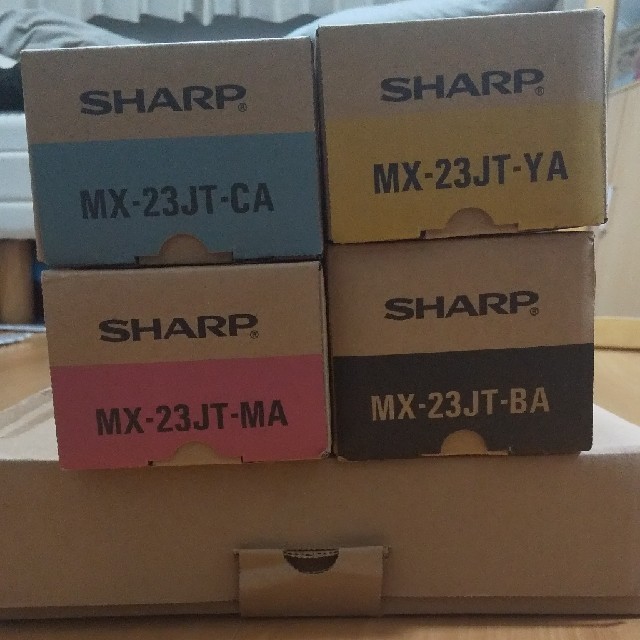 SHARP(シャープ)のシャープ複合機 純正トナー MX-23JT インテリア/住まい/日用品のオフィス用品(OA機器)の商品写真