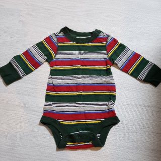 ベビーギャップ(babyGAP)の赤ちゃん　ロンパース　GAP　ボーダー　size70(ロンパース)