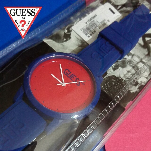 Guess Watches◇クォーツ腕時計ピンク◇未使用