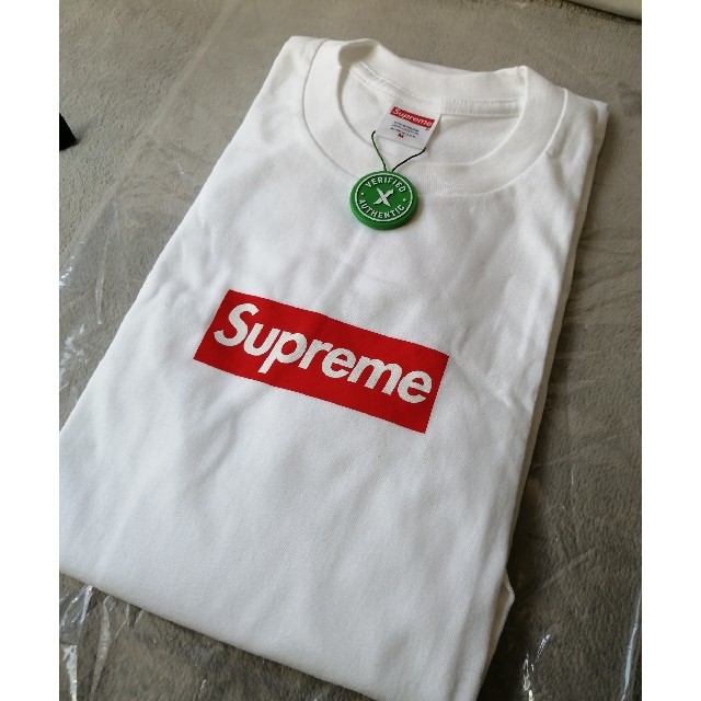 ☆Supreme Box Logo L/S Tee ロンT ホワイト MSupreme