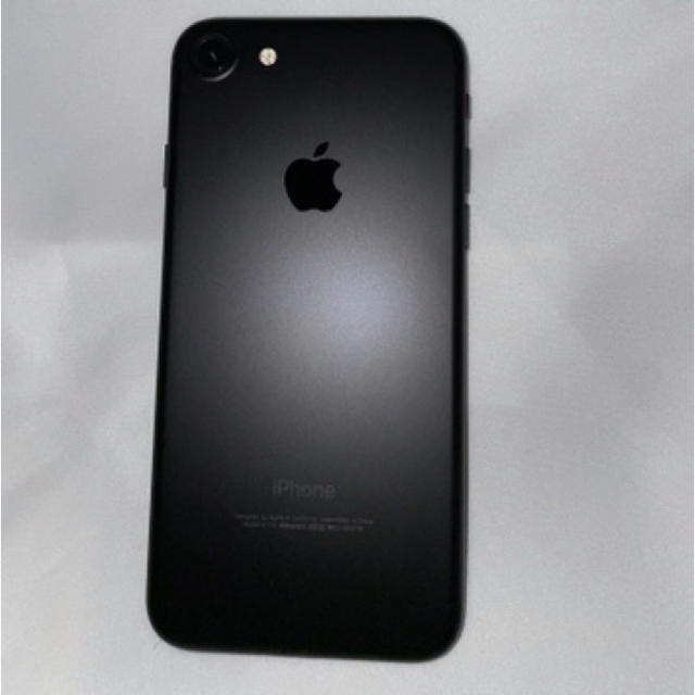 iPhone7 SIMフリー版 ブラック 128GB  黒 iOS13.7スマートフォン/携帯電話