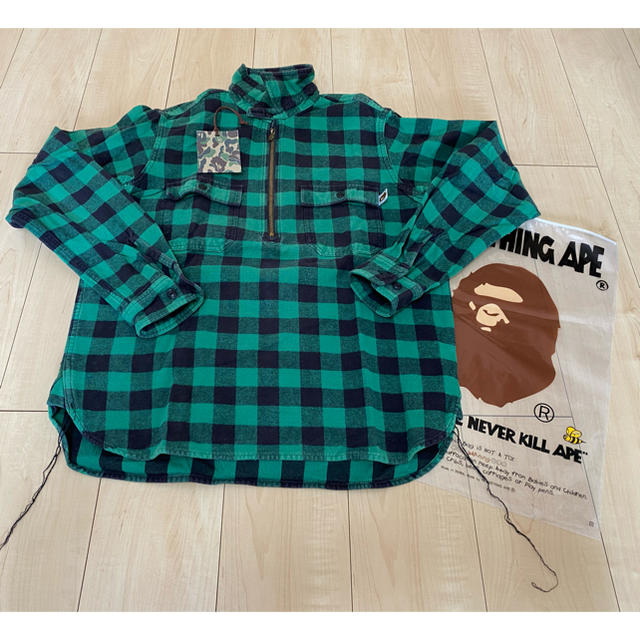 A BATHING APE アベイシングエイプ　ネルシャツ　長袖シャツ　レア