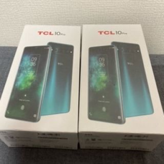 アンドロイド(ANDROID)の【２台セット】SIMフリー TCL 10 Pro (スマートフォン本体)