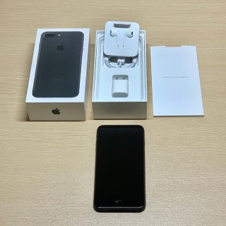 アイフォーン(iPhone)のジャンク：iPhone 7 Plus 256GB ブラック(SIMフリー)(スマートフォン本体)