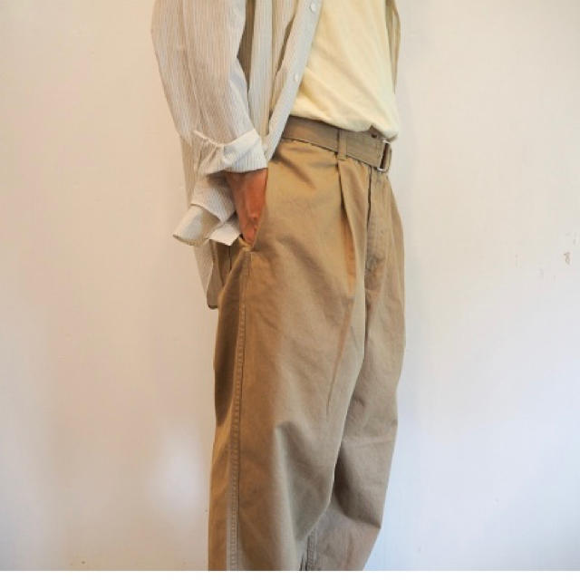 COMOLI(コモリ)のGraphpaper Military Cloth Belted Pants メンズのパンツ(チノパン)の商品写真