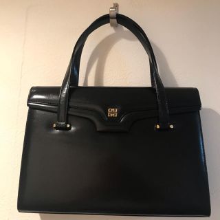 ジバンシィ(GIVENCHY)の【美品】ジバンシー ハンドバッグ 黒  (ハンドバッグ)