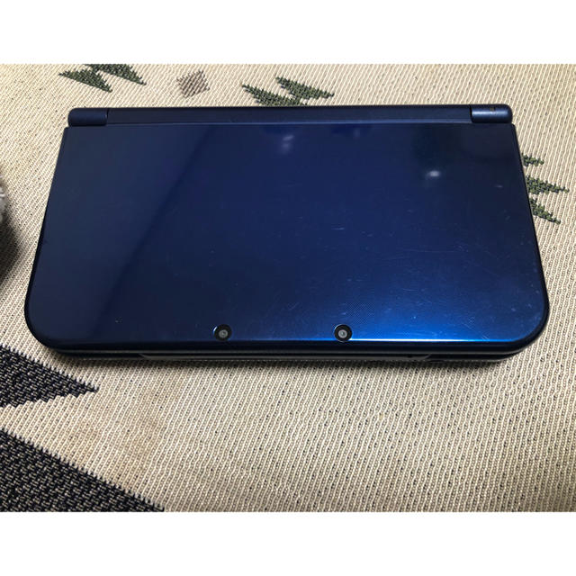 3DS LLブルーメタリック 充電器、SDカード付属 - 家庭用ゲーム機本体