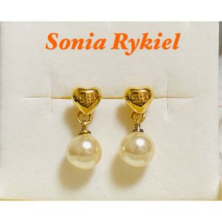 ソニアリキエル(SONIA RYKIEL)のピアス ソニアリキエル Sonia Rykiel ハート パール ゴールド(ピアス)