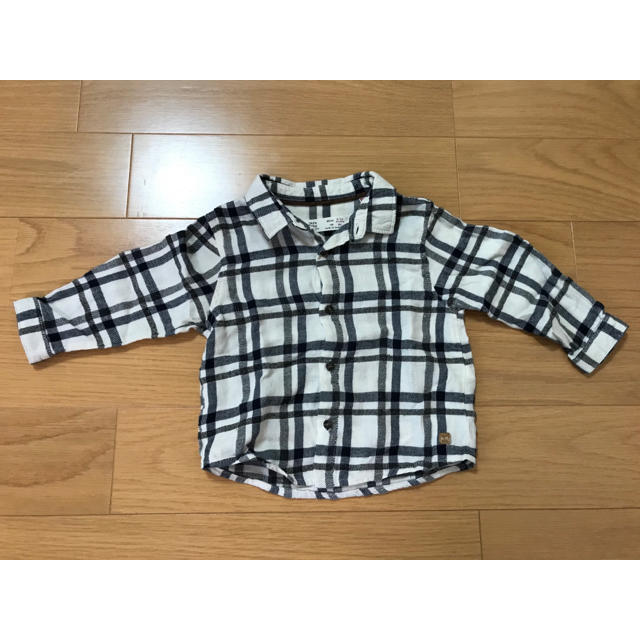 ZARA KIDS(ザラキッズ)の男の子　シャツ　ZARA 80センチ キッズ/ベビー/マタニティのベビー服(~85cm)(シャツ/カットソー)の商品写真