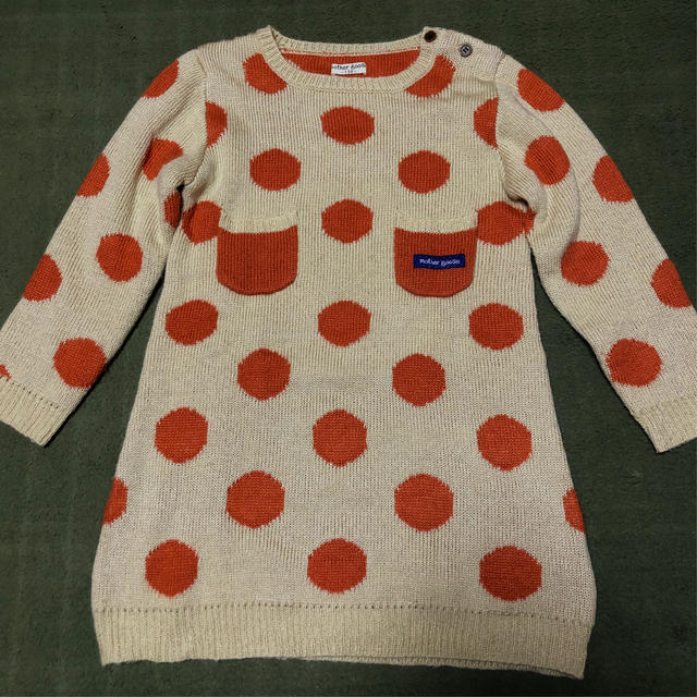 キムラタン(キムラタン)のマザーグース　ニットワンピース　サイズ130 キッズ/ベビー/マタニティのキッズ服女の子用(90cm~)(ワンピース)の商品写真