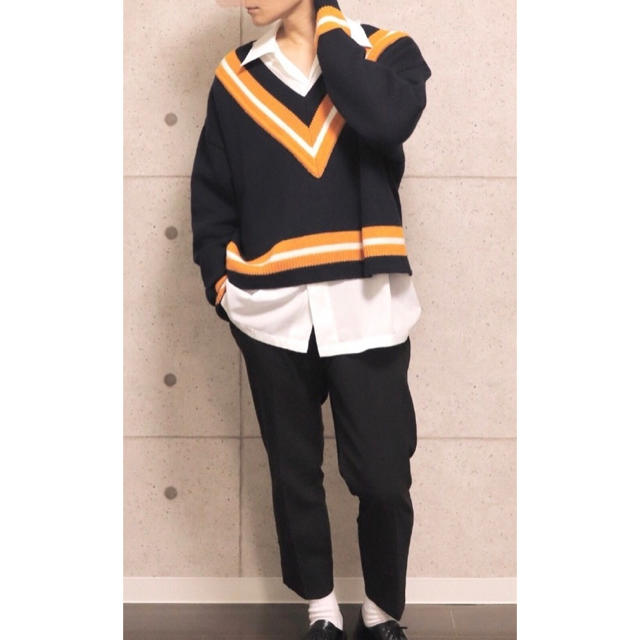 NEON SIGN COLLEGE SWEATER 17AW 3