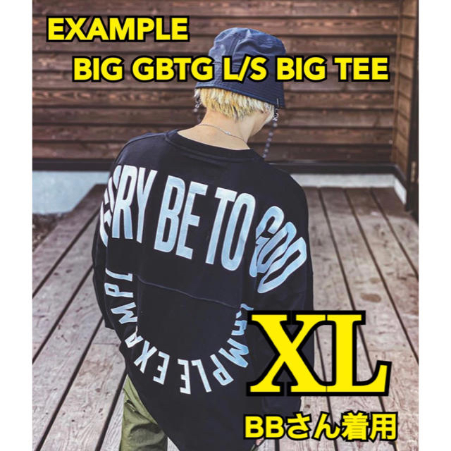 【2021福袋】 EXAMPLE TEE【XL】 BIG L/S GBTG BIG Tシャツ/カットソー(七分/長袖)