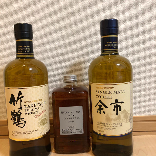 新着商品 ニッカウヰスキー - 三本セット 竹鶴・余市・フロム・ザ ...