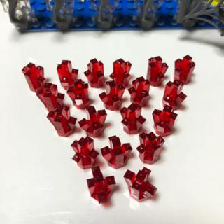 レゴ(Lego)のレゴ　宝石　赤　20個(知育玩具)