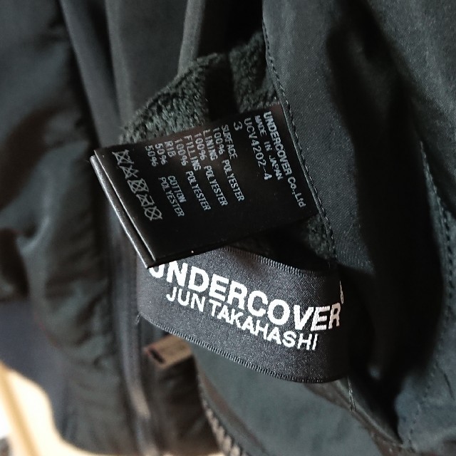 UNDERCOVER(アンダーカバー)の美中古 UNDERCOVER 18AW リバーシブル MA-1 ブラック 3 メンズのジャケット/アウター(フライトジャケット)の商品写真