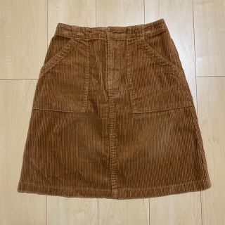 ダブルクローゼット(w closet)の【wcloset】コーデュロイ　台形スカート(ひざ丈スカート)