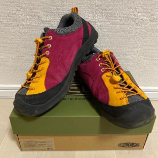 キーン(KEEN)のKEEN キーン　ジャスパー　スニーカー　えんじ×マスタード　29cm(スニーカー)