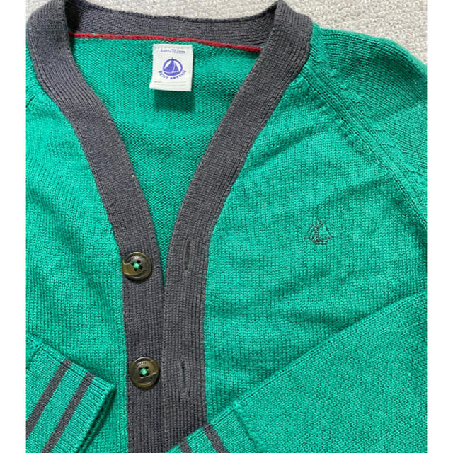 PETIT BATEAU(プチバトー)のプチバトー　カーディガン　102㎝ キッズ/ベビー/マタニティのキッズ服男の子用(90cm~)(カーディガン)の商品写真