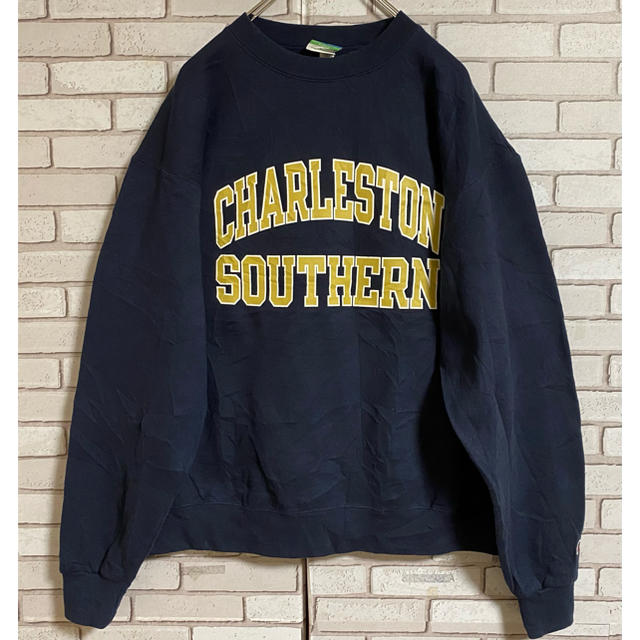 Champion(チャンピオン)の90s 古着 チャンピオン L スウェット ビッグシルエット ゆるだぼ 刺繍ロゴ メンズのトップス(スウェット)の商品写真