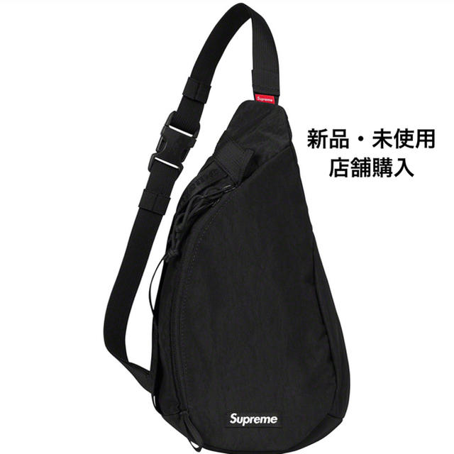 Black状態Supreme Sling Bag Black 新品・未使用 店舗購入 正規品