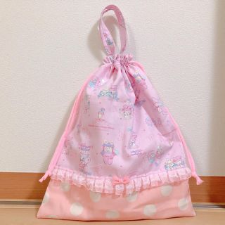 体操着袋　ピンク(外出用品)