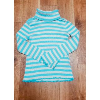 ギャップキッズ(GAP Kids)のGap ギャップキッズ ボーダータートルネックTシャツ 120cm(Tシャツ/カットソー)