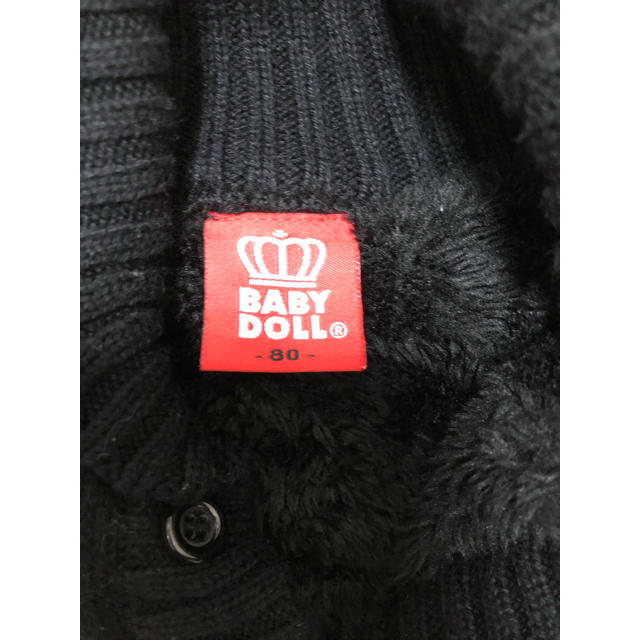 BABYDOLL(ベビードール)のベビードール  カーディガン  80 キッズ/ベビー/マタニティのベビー服(~85cm)(ニット/セーター)の商品写真