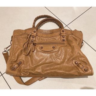 バレンシアガバッグ(BALENCIAGA BAG)のBALENCIAGA GIANTCITY キャメル(ハンドバッグ)