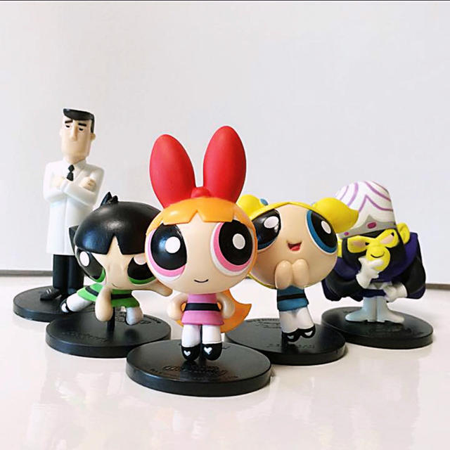 非売品 パワーパフガールズ フィギュア5体セットの通販 by もも 非売品 パワーパフガールズ フィギュア5体セットの通販 by もも