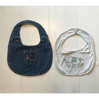 ベビーギャップ(babyGAP)のGAP baby 男の子 スタイ2枚(ベビースタイ/よだれかけ)