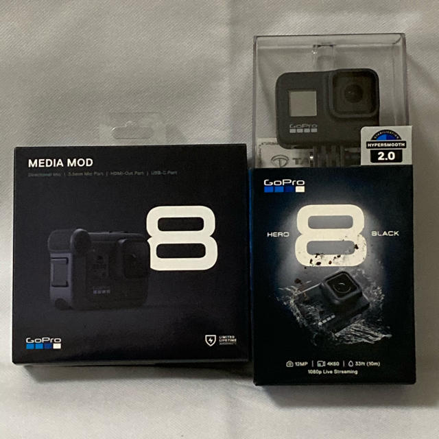 GoPro8 HERO BLACK + MEDIA MOD セット