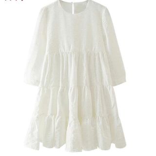 ザラ(ZARA)の☆ティアードワンピース☆数量限定☆(ミニワンピース)