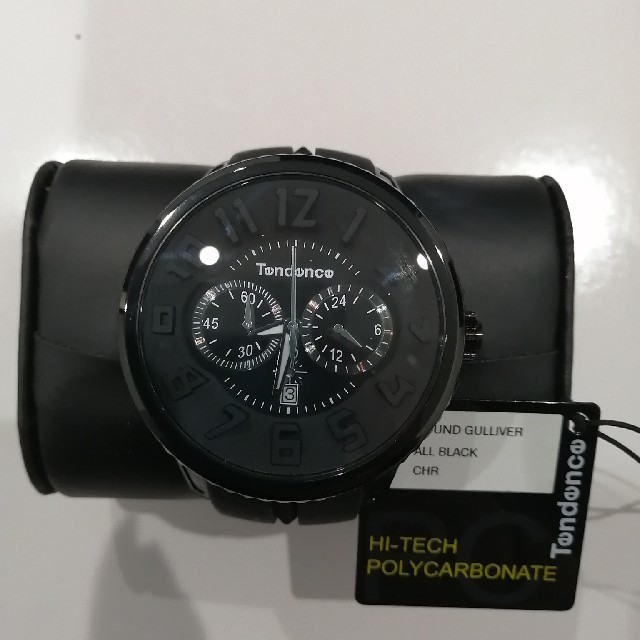 Tendence(テンデンス)のテンデンス腕時計　ラウンドガリバー　オールブラック メンズの時計(腕時計(アナログ))の商品写真