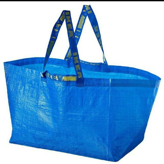 IKEA(イケア)の最安値♪IKEA 整理やショッピングバッグ/フラクタ/ブルーバッグ/Lサイズ１枚 レディースのバッグ(エコバッグ)の商品写真
