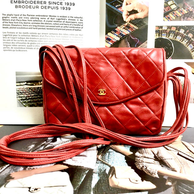 愛用 CHANEL 美品 - CHANEL ラムスキン ショルダーバッグ ミニ