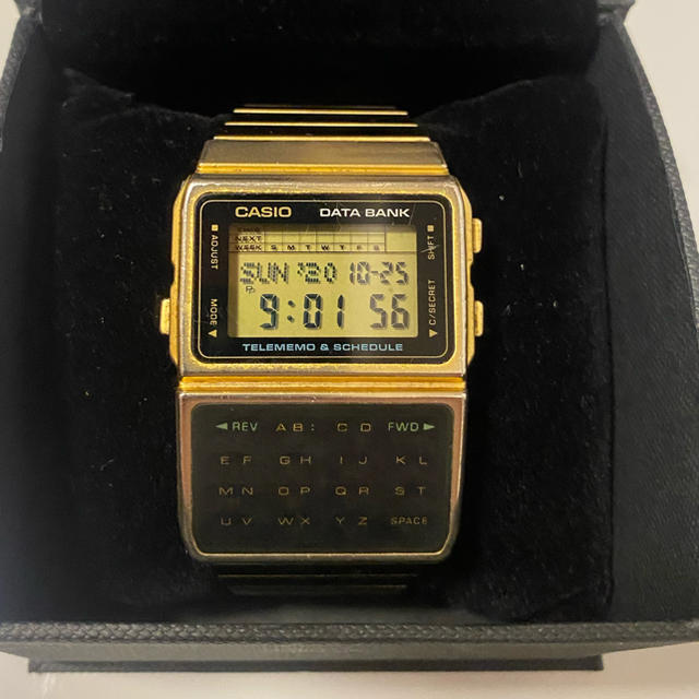 CASIO カシオ データバンクDBCー610 ゴールド　電池交換済