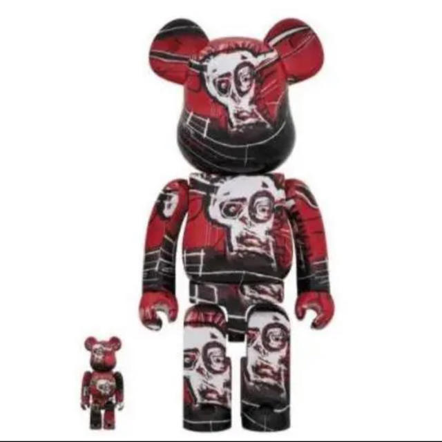 ベアブリック　BE@RBRICK　100%&400%　バスキア