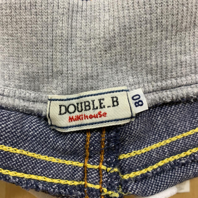 DOUBLE.B(ダブルビー)の子供服 80サイズ DOUBLE.B  ジーンズ キッズ/ベビー/マタニティのベビー服(~85cm)(パンツ)の商品写真
