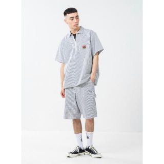 エクストララージ(XLARGE)のX-LARGE HALFZIP HICKORY セットアップ(Tシャツ/カットソー(半袖/袖なし))